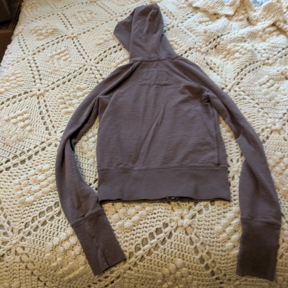Ambercrombie and Fitch tan sweatshirt zip s small - Picture 3 of 8